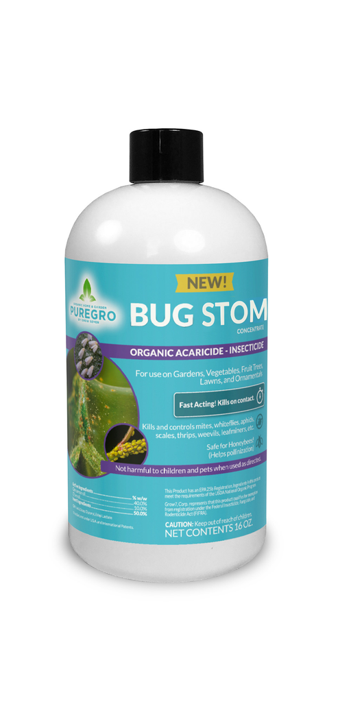 organic bug spray for vegetable garden BUG STOMPER – 16oz. Concentrate