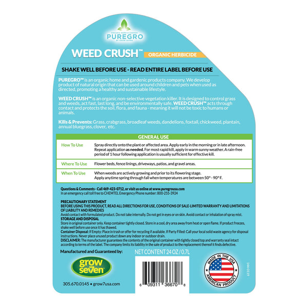 WEED CRUSH™ Bundle – 24oz. Ready-to-Use