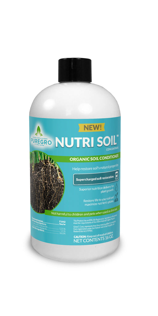 organic liquid fertilizer concentrate GROW 7 CORP Puregro NUTRI SOIL Concentrate