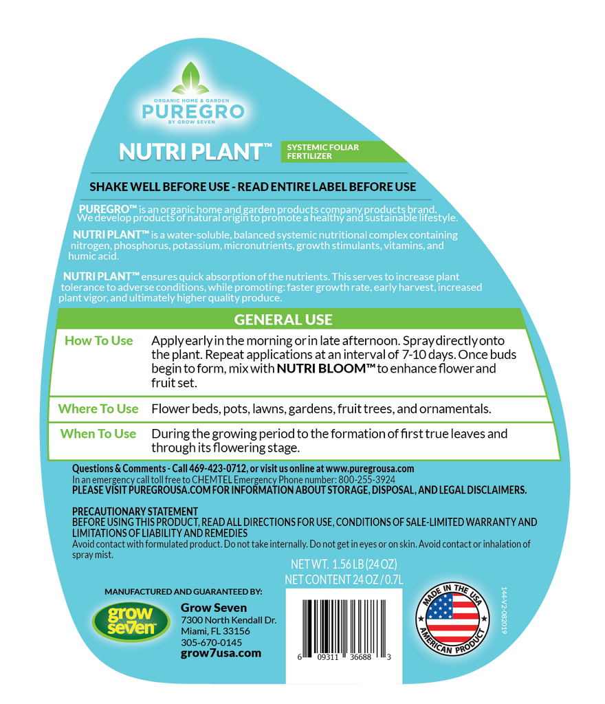 non fertilizer nutrients NUTRI PLANT™ – 24oz. Ready-to-Use